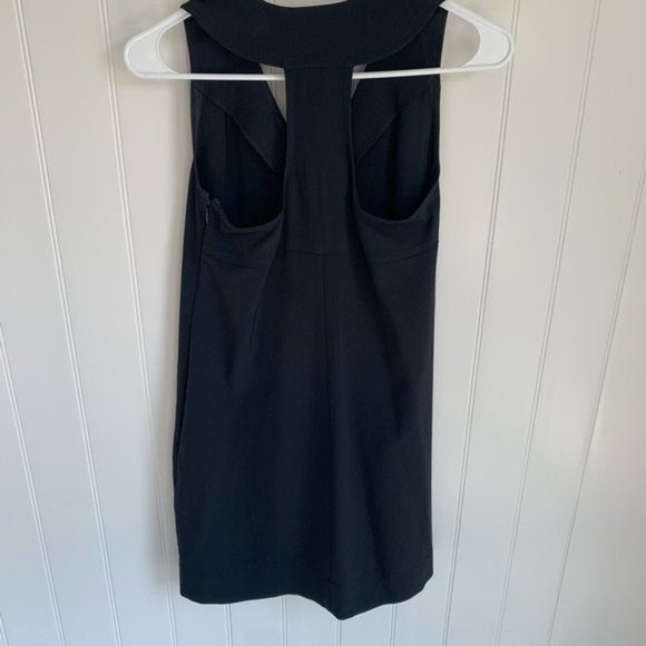 Banana Republic V Neck Black Dress Size 0P - Picture 8 of 9